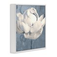 thumbnail image 3 of Stupell Industries Gilded Blue Rose White Framed Giclee Art design by Sophie 6, 24 x 24, 3 of 8