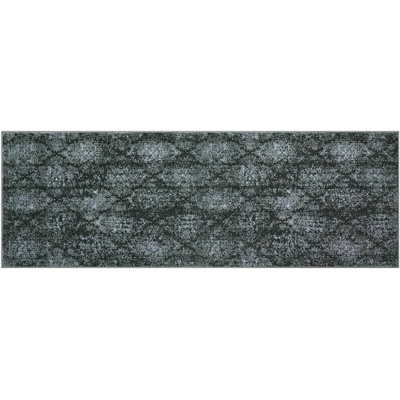 2x6 FT Machine Washable Area Rugs Lightweight Throw Soft Carpet Boho Botanical Floral Ultra-Thin Indoor Rug - Green