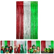 GOOHOCHY party backdrop Fringe Backdrop Curtain PET Room Decoration Masquerade 1 Set