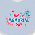 thumbnail image 4 of Inktastic My 1st Memorial Day Boys or Girls Baby Bib, 4 of 4
