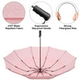 thumbnail image 3 of G4Free 42/46/54/62 Inch Large Golf Umbrella Compact Reverse Travel Umbrella 10 Ribs Windproof for Rain Double Canopy Automatic Open Close, 3 of 8