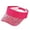 Hot Pink, variant on Womens Sport Visor Hat Sequins Baseball Cap Style Breathable Mesh Outdoor UV Protection