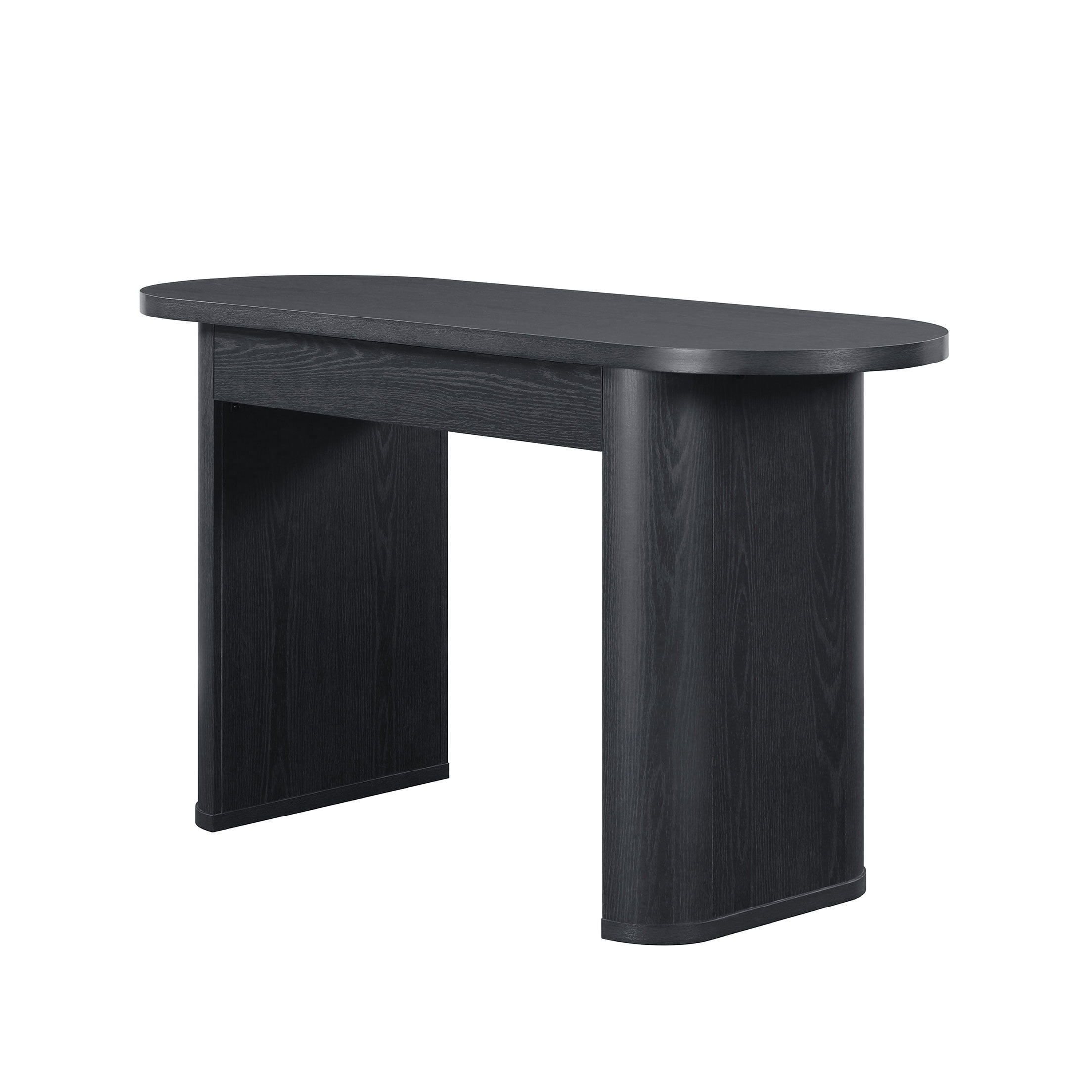Better Homes & Gardens Juliet Oval Writing Desk, Rich Black Finish