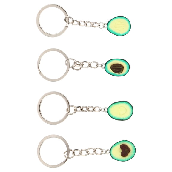 HOMEMAXS  Mini Avocado Keychain Lovely Men and Women Lovers