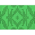 thumbnail image 1 of Ahgly Company Indoor Rectangle Abstract Green Contemporary Area Rugs, 2' x 3', 1 of 1