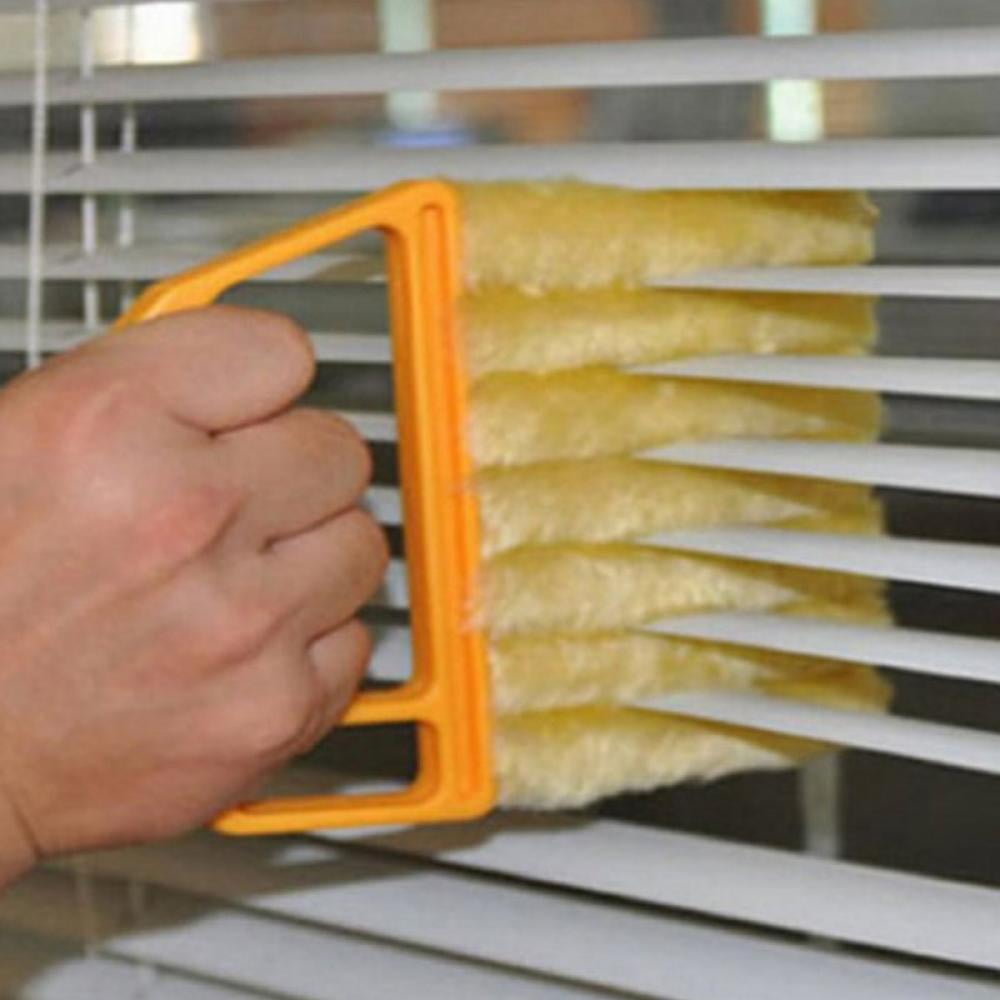 Microfiber Venetian Blind Blade Cleaner Window Conditioner Duster Brush Vertical 