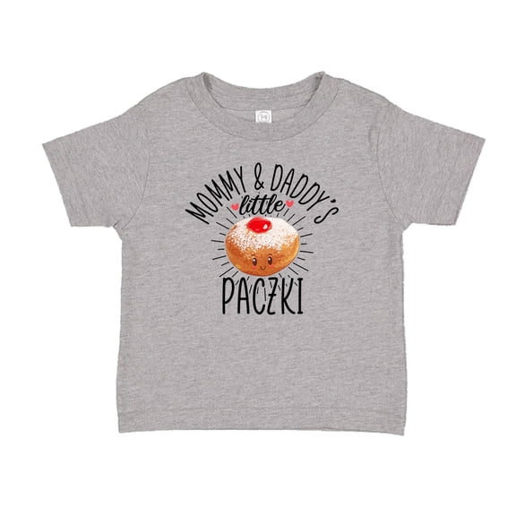 Mommy and Daddy's Little Paczki Toddler T-Shirt 2T Athletic Heather