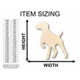 thumbnail image 2 of Unfinished Wood German Shorthaired Pointer Dog Silhouette - Craft- up to 46" DIY 14" / 3/4", 2 of 3