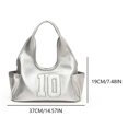 thumbnail image 2 of Bolso Hombro Diseñador Lujo Kuymtek Cuero PU Suave para Mujer 14,57x5,51x7,48 pulgadas, 2 of 9