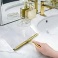 thumbnail image 6 of Gold All-Purpose Shower Squeegee for Shower Doors, Window and Car Glass, Stainless Steel, 10 Inches, 6 of 6