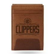 LA Clippers Sparo Leather Front Pocket Wallet