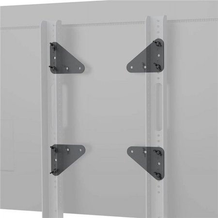 UPC: 0600978413149 | Heckler Design Mounting Adapter Kit for Display Stand  Cart  LCD Display – Black Gray