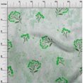thumbnail image 3 of oneOone Rayon Green Fabric Floral Floral With Texture Craft Projects Decor Fabric Printed By The Yard 56 Inch Wide, 3 of 4