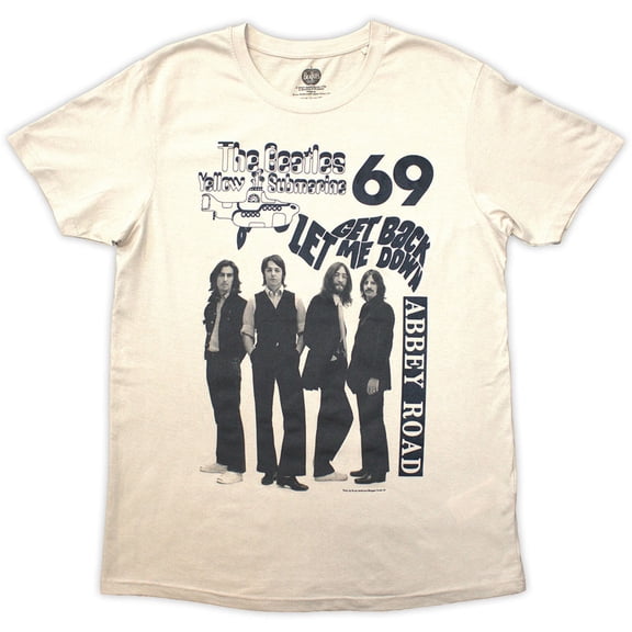 The Beatles Unisex T-Shirt 1969 (Sand)