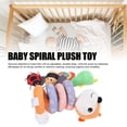 thumbnail image 3 of Soft, Vibrant Baby Spiral Plush Toy, Engaging Crib Toy for Newborn with Rattles, Teether, and Textures, Versatile for On The Go and Machine Washing, 3 of 7