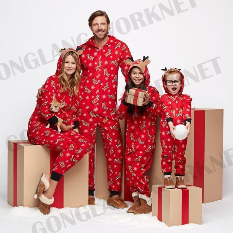 GIKING Matching Family Pajamas for Christmas Mens Womens Kids Infant Pajamas Sets 