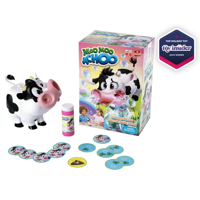 Goliath Moo Moo Achoo Game | Gather Clover Cards Before Moo Moo