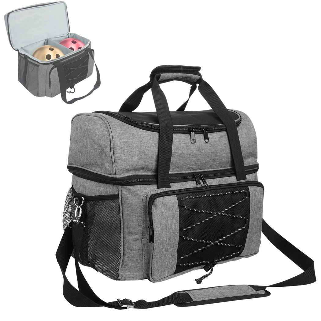 Bowling Ball Bag, Bowling Bag for Two Balls Double Ball Tote Bag with