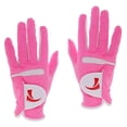 thumbnail image 2 of 2x 1 par de guantes para golf para mujer y mujer, color rosa, antideslizante izquierdo y derecho, 4 ños Zulema Guantes de golf, 2 of 8