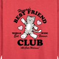 thumbnail image 2 of Instant Message - Humans Best Friend Club Cat - Women's Lightweight French Terry Pullover, 2 of 6