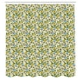 thumbnail image 3 of Ambesonne Floral Shower Curtain, Flowers on Cream Background, 69"Wx75"L, Cream Multicolor, 3 of 5