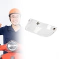 thumbnail image 3 of Almencla Helmet Visor Peak 3 Snap Helmet Visor Protector for Retro Helmets Parts Clear, 3 of 7