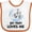 White and Orange, variant on Inktastic Raccoon My Papi Loves Me Boys or Girls Baby Bib