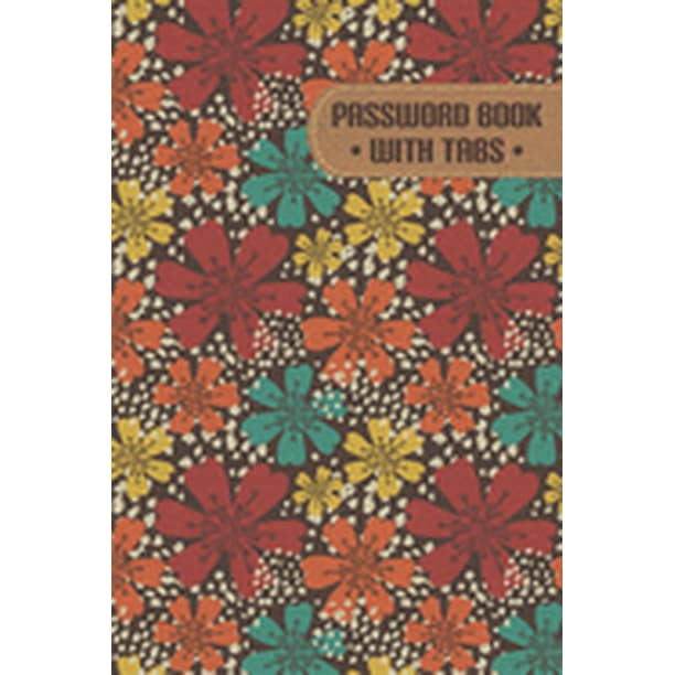 Address Books for Passwords Password Book with Tabs Personalized