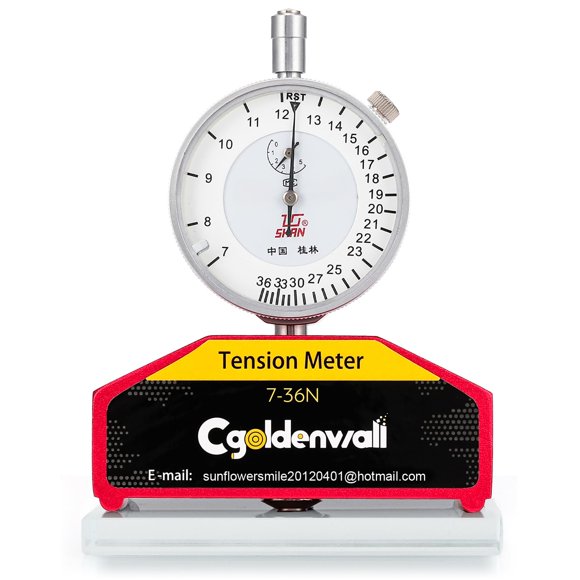 CGOLDENWALL Tensionmètre de Précision pour Impression en Soie Outil de Mesure de Tension Newton 7-36N