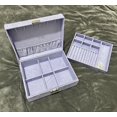 thumbnail image 3 of 2 Layers Jewelry Organizer Box Display Storage Case with Lock Suede Portable Leather Jewelry Box for Storing Watch, Earring, Ring, Chain, Bracelet Purple, 3 of 6