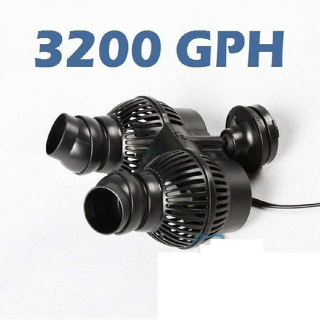 3200 GPH Circulation Pump Wave Maker Aquarium Reef Powerhead Suction Cup Mount (Only ship to USA), Totally submersible and oil-free motor to avoid.., By