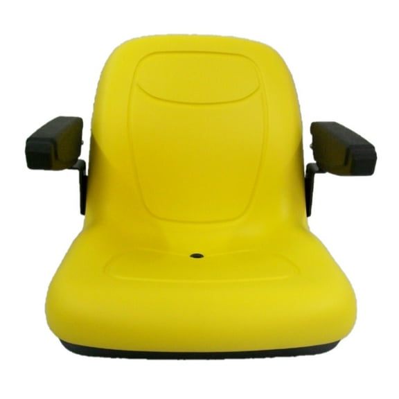 AM103153 Yellow Uni Pro Bucket Seat with Armrests Fits John Deere