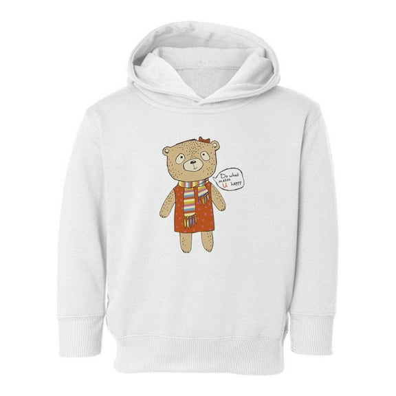 Happy Teddy Bear Hoodie Toddler -Image by Shutterstock, 5 Toddler