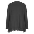 thumbnail image 4 of Womens Solid Color Comfortable Loose T-Shirt Long Sleeve Blouse Casual Tops, 4 of 6