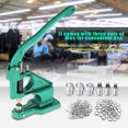 thumbnail image 3 of Grommet Machine Eyelet Machine Hand Press Grommet Machine Eyelet Setting Machine Eyelet Hand Press Tool 1pc Hand Press Grommet Eyelet Machine With 3 Dies & 1500pcs Grommets, 3 of 8