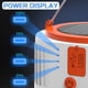 thumbnail image 3 of Linterna recargable por USB - Linterna solar LED portátil para acampar, linterna de seguridad, reflector impermeable para senderismo, pesca y cortes de luz (blanca), 3 of 5