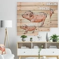 thumbnail image 5 of Design Art - Happy Pig Portrait in Brush Painting, 5 of 5