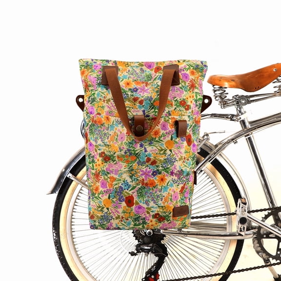 Tourbon Nylon Bicycle Rear Rack Pannier Single Shoulder Tote Bag, 1 Pack