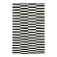 thumbnail image 3 of Unique Loom Williamsburg Collection Area Rug - Striped (5' 1" x 8' Rectangle Black/Ivory), 3 of 7