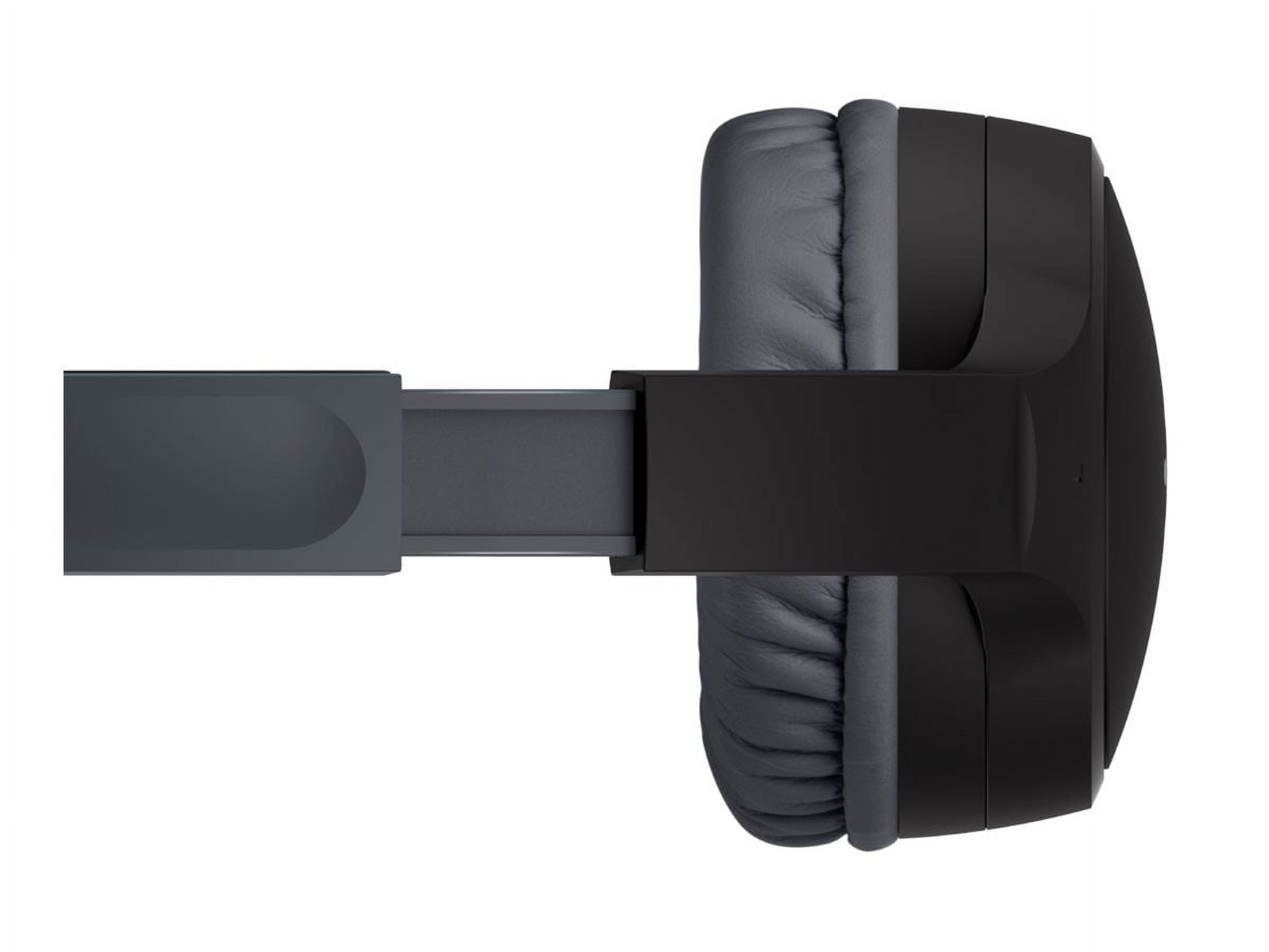 Belkin SoundForm Mini Kids Wired Headphones – Built-in Mic, 85dB Safe Volume, Fun Stickers, Ideal for Online Learning, Works with iPhone 15, iPad, Galaxy, Nintendo Switch 2 & more – Black