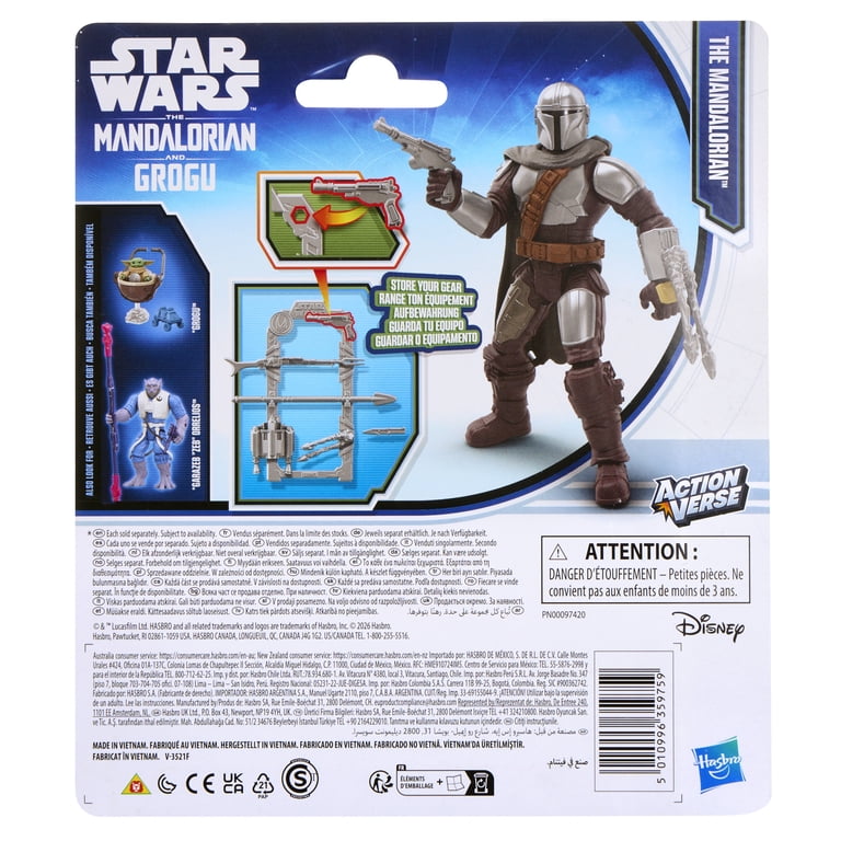 Star Wars ActionVerse The Mandalorian Action Figure & Accessories