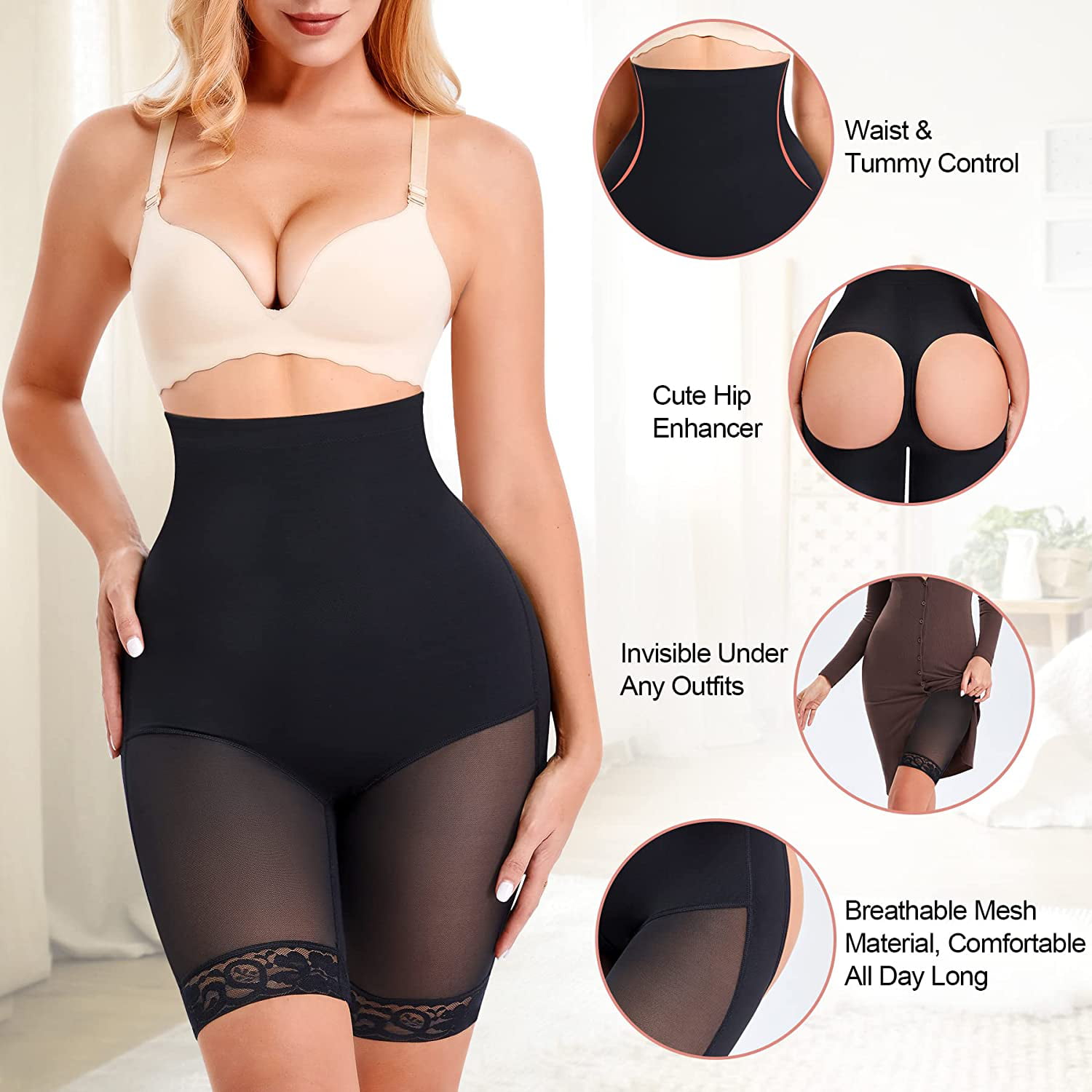 Lily Elastic Tummy Control Seamless Butt lifter Waist Trainer - Shapes By  Mena