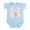 Sky Blue, variant on CafePress - ASHEVILLE (Hand Sign) Infant Bodysuit - Baby Light Bodysuit, Size Newborn - 24 Months