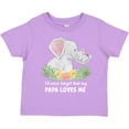 thumbnail image 3 of Inktastic I'll Never Forget That My Papa Loves Me with Cute Elephants Boys or Girls Toddler T-Shirt, 3 of 5