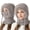 Gray, variant on Upgraded 3 in 1 Cold Resistant Beanie Hat for Women Warm Winter,3 In 1 Beanie Hat For Women, Plush-Lined Balaclava Scarf Hood With Face Cover, Wind-Proof, Ideal For Outdoor Skiing