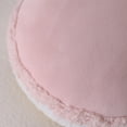 thumbnail image 5 of Macaron Round Pillow, Colorful Soft Plush Decorative Cushion for Kids Gift and Home Decor, 12.6 Inch Sweet Round Throw Pillow for Sofa Bed and Living Room, Pink, 5 of 5