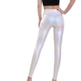 thumbnail image 4 of YM YOUMU Women Faux Leather Leggings Skinny Stretchy Pencil Pants Trousers, 4 of 5