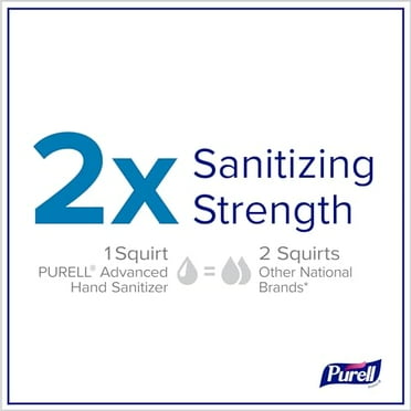 PURELL Advanced Hand Sanitizer Refreshing Gel, Clean Scent, 12 fl oz Pump Bottle (Pack of 12) - 3659-12