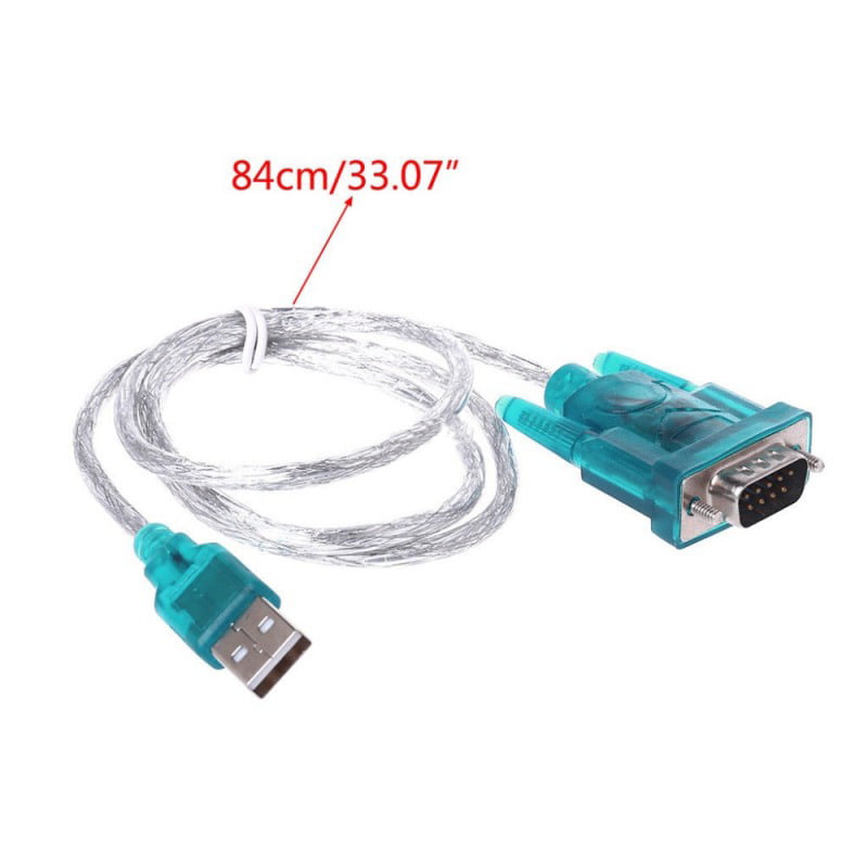 AutoAssem USB to RS232 COM Port Serial 9 Pin Male Connector Cable Adapter for Windows 7 8 10 XP Vista Mac OS USB RS232 COM black 