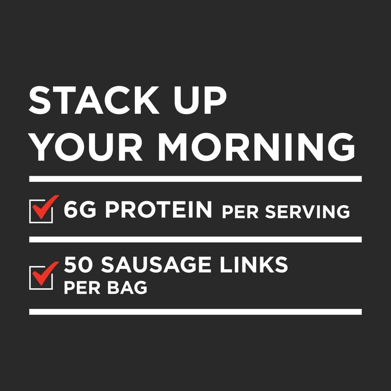 Banquet Brown 'N Serve Vermont Maple Sausage Links, 6g Protein per